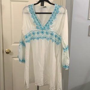 COPY - White and aqua cover up.